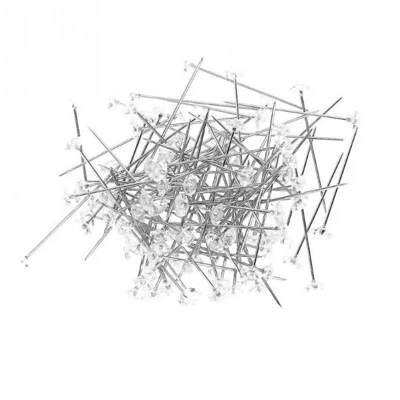 100 шт. иглы стразы украшение для дома корсажи аксессуары платья сплав свадебный