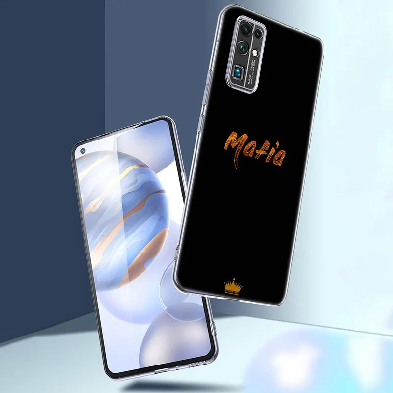 Силиконовый чехол с надписью Русский мафия для Huawei Honor 10X Lite 10i 20i 20E 20S 30S 30i 30 Pro Plus 9C