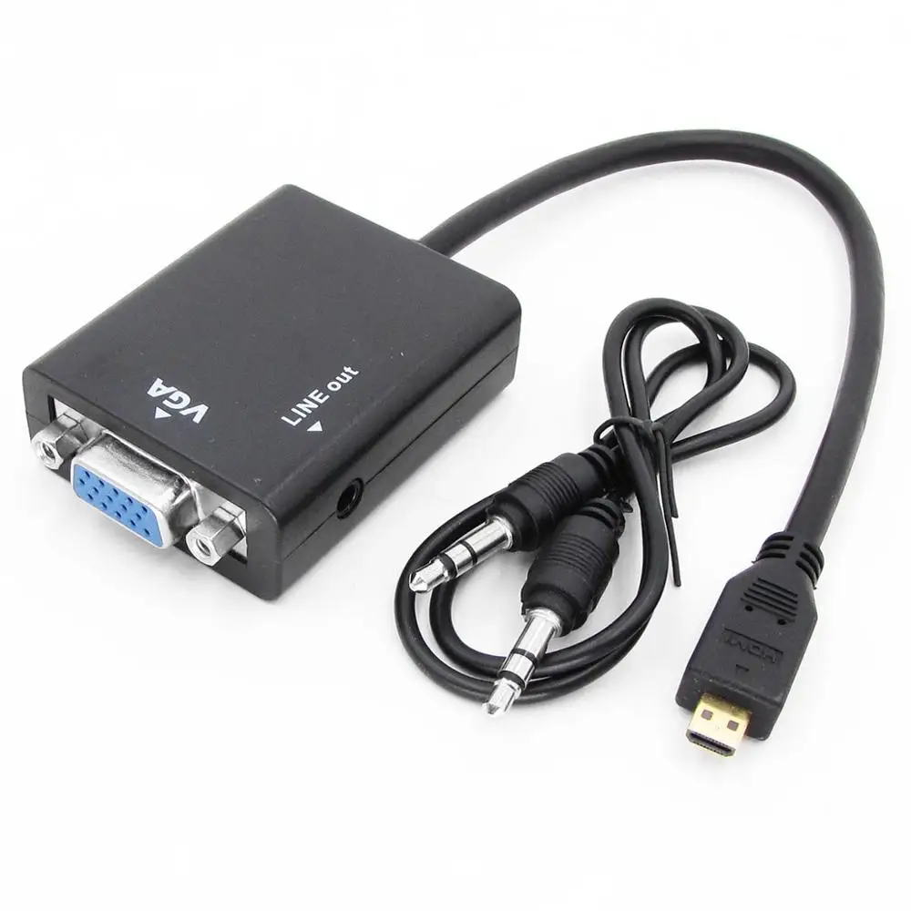 2 ГБ/4 ГБ Raspberry Pi 4 Модель B Кабель Micro HDMI к VGA видеопреобразователь адаптер для