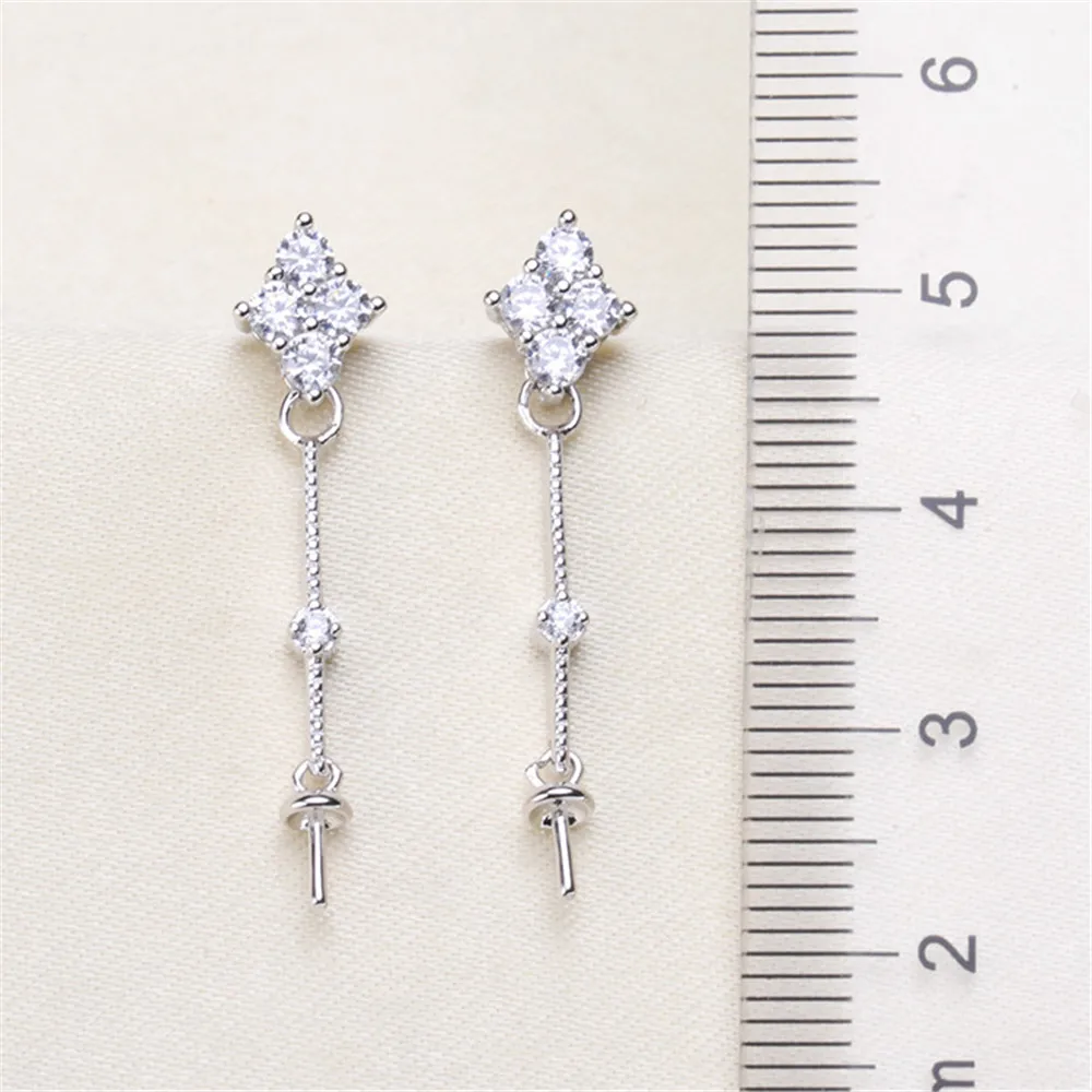 Pearl Earrings Mountings Fashionable Findings Settings Jewelry Parts Fittings Drop Accessories | Украшения и аксессуары