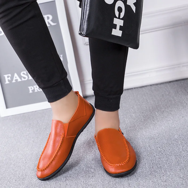 2019 spring and summer bean shoes men's casual lazy old Beijing cloth a pedal generation of hair | Обувь
