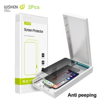 wsken anti peeping screen protector for iphone 12 pro max mini 11 xs x xr safety privacy 9h tempered glass glare full cover film