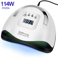 114w nail dryer uv led nail lamp for manicure pecicure tools all gels lcd display 10306099s timeing infrared sensing