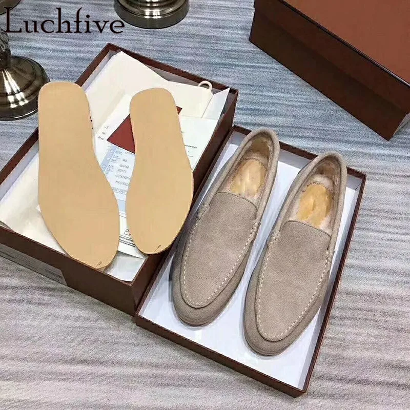 style 7 Популярная шерстяная обувь на плоской подошве; женская обувь с круглым носком и кисточками; Лоферы без застежки; цвет бежевый, черный; женская обувь; Zapatos De Mujer - Цвет: style 7