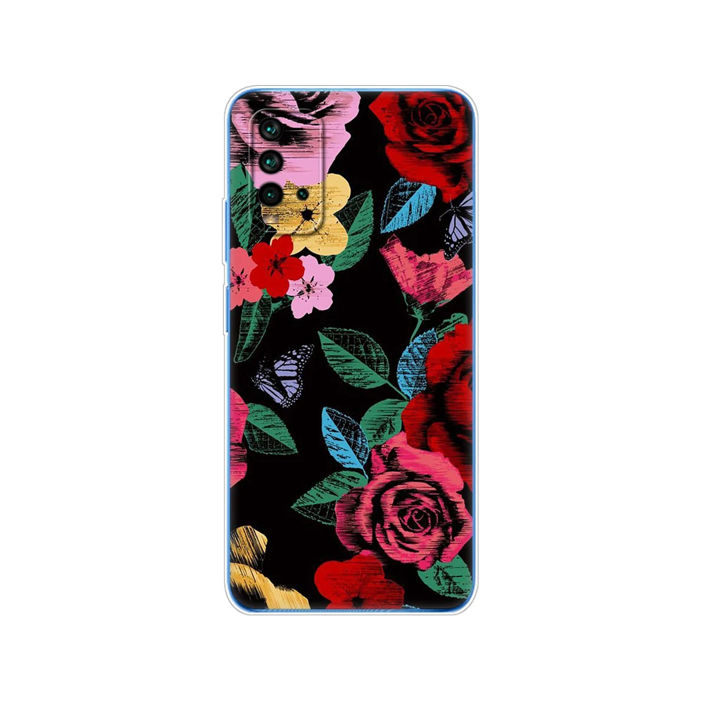 

For Xiaomi Redmi 9T Case Silicon Soft Tpu Back For Redmi 9T Phone Cover 6.53 inch global bumper protective Etui Funda tiger