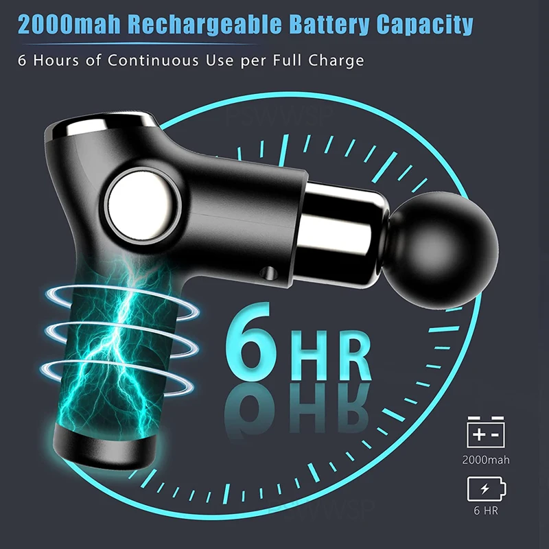 Мини массажный пистолет для глубоких тканей ударный Массажер мышц облегчения