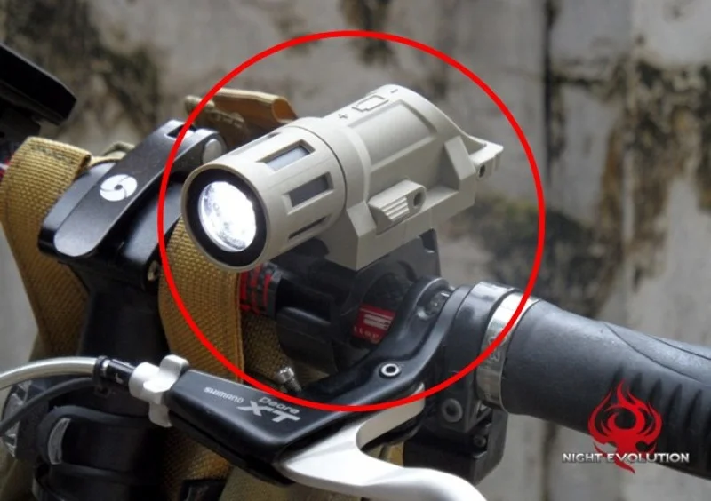 

Night Evolution Airsoft Bicycle Multifunction Light Mount Tactical Weapon Gun Flashlight Accessories NE08035