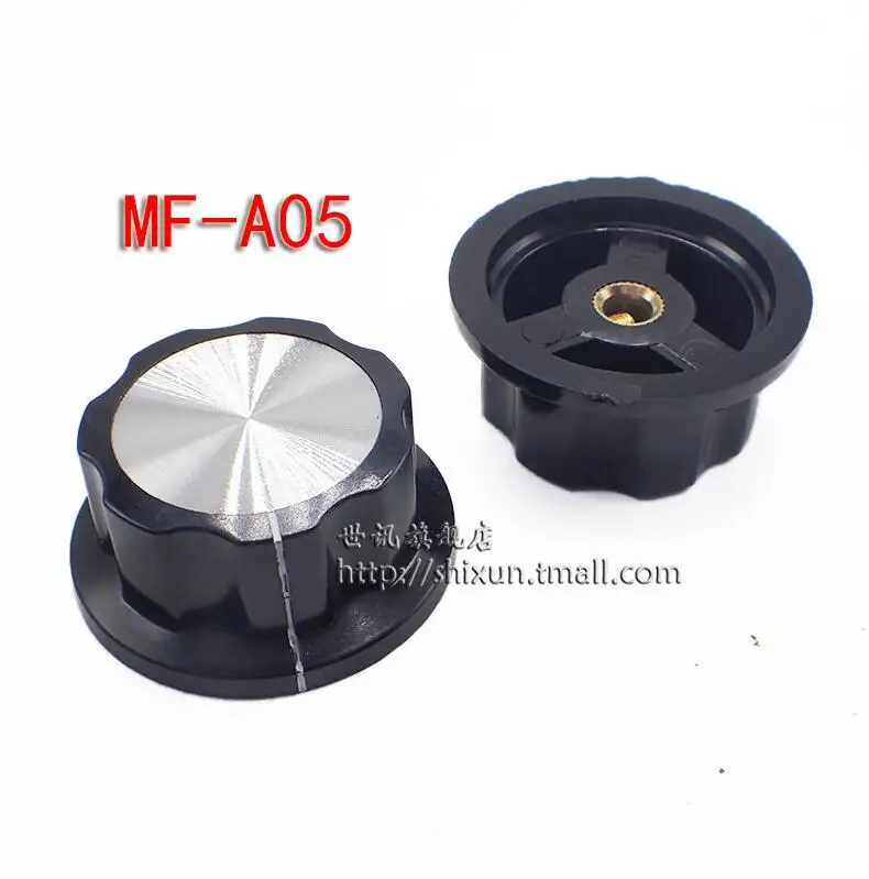 2 шт. шляпа MF-A05 Ручка потенциометра WH118 WX050 бакелитовая ручка медный сердечник