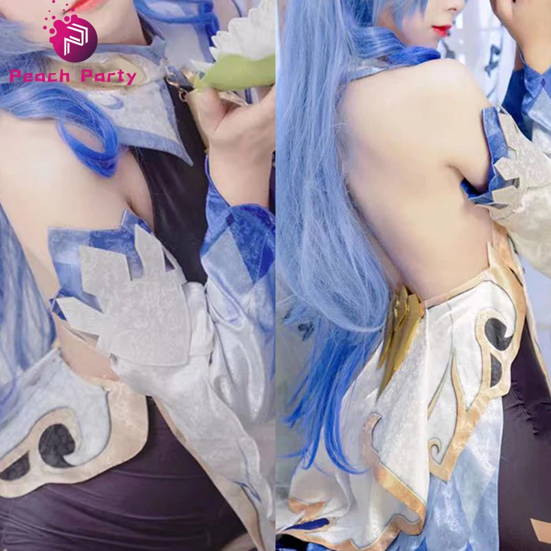 

Оригинальный кожаный костюм для косплея God Gan Yu, сексуальная одежда для пар, костюм для взрослых