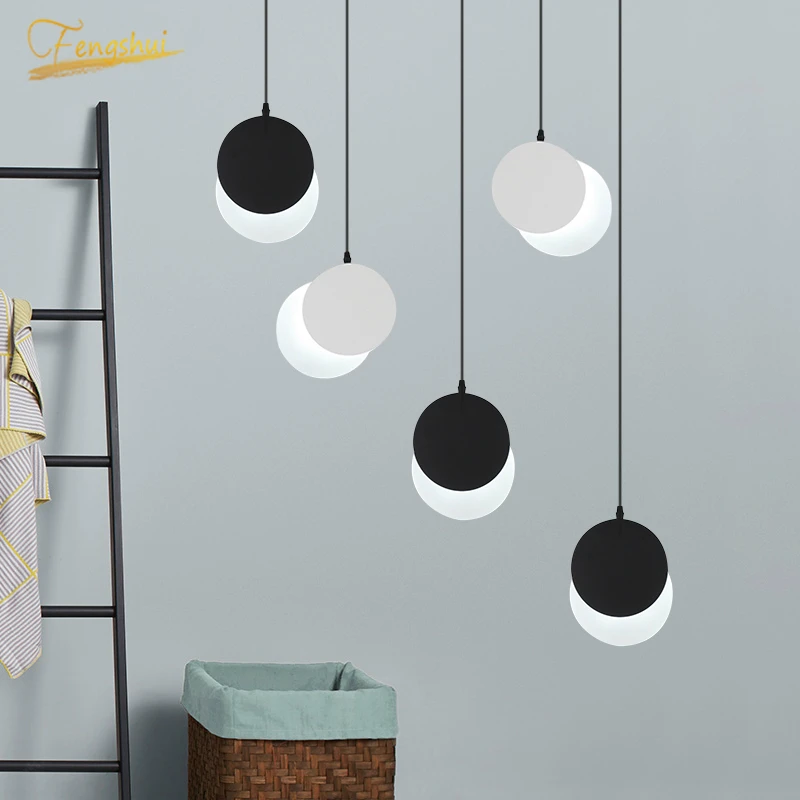 

Современные светодиодсветодиодный подвесные светильники в минималистском стиле, комнатное освещение в скандинавском стиле для гостиной, ...