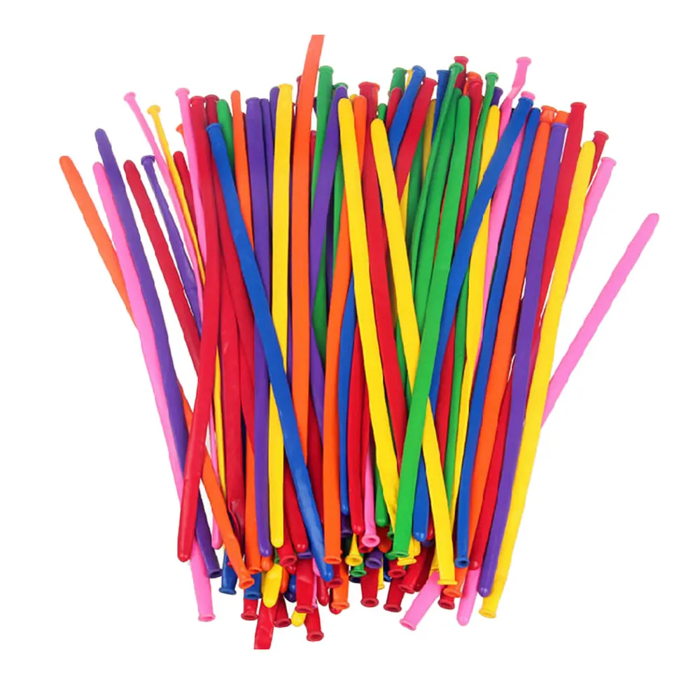 

100pcs/Set Latex Long Balloons Christmas Party Supplies DIY Birthday Party Decoration Balloon Color Wedding Ceremony Decorations