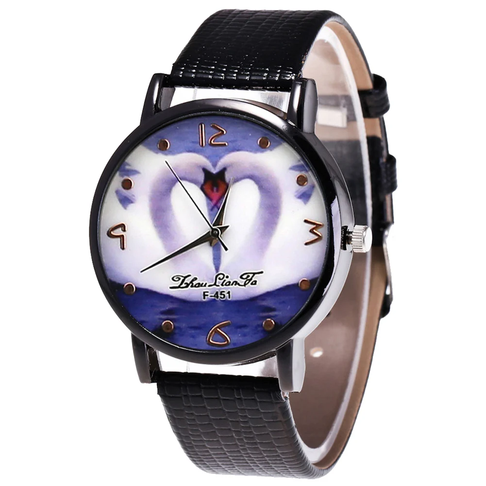 

Reloj Casual Quartz Watch Faux Leather Strap Round Dial Korean Watches Women Watches Gifts Часы Женские Наручные Watch For Women