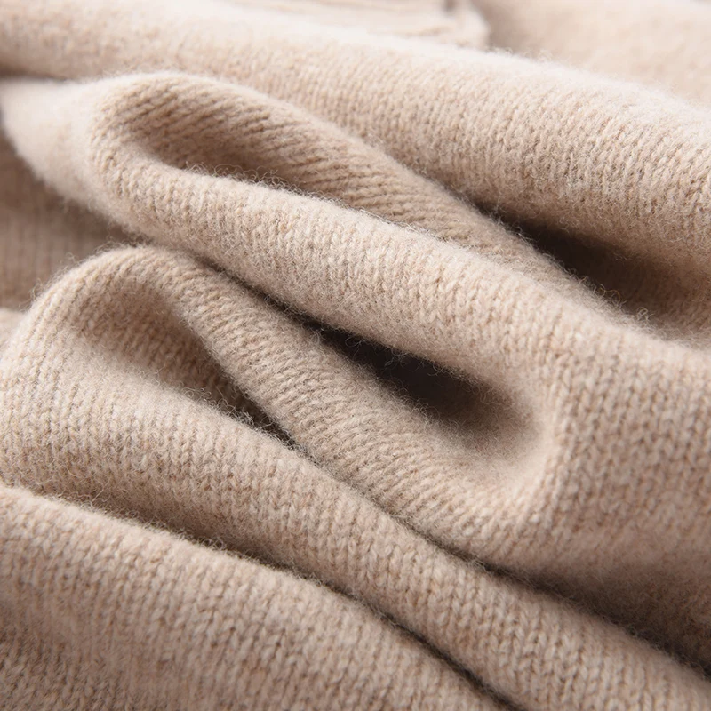 

Lafarvie Turtleneck Winter Wool Blends Women Sweater Femme Tops Knit Jumper Casual Loose Warm High Quality Clothing Pullover