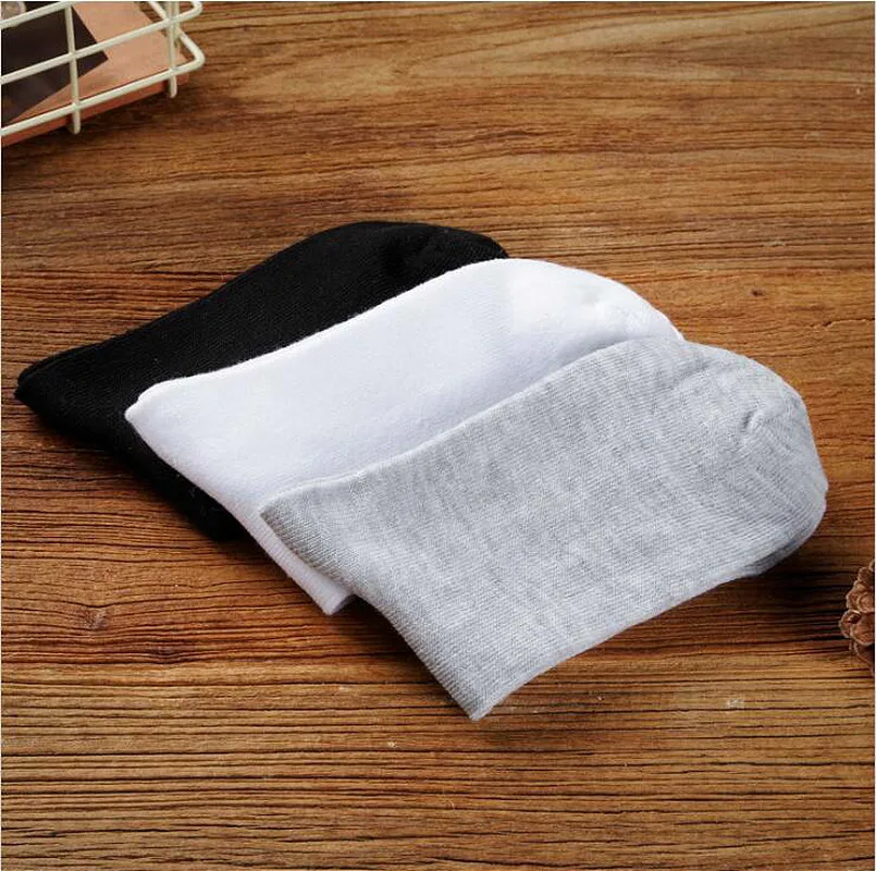 2019 мужские хлопковые носки Новые Стильные черные деловые дышащие осенне зимние