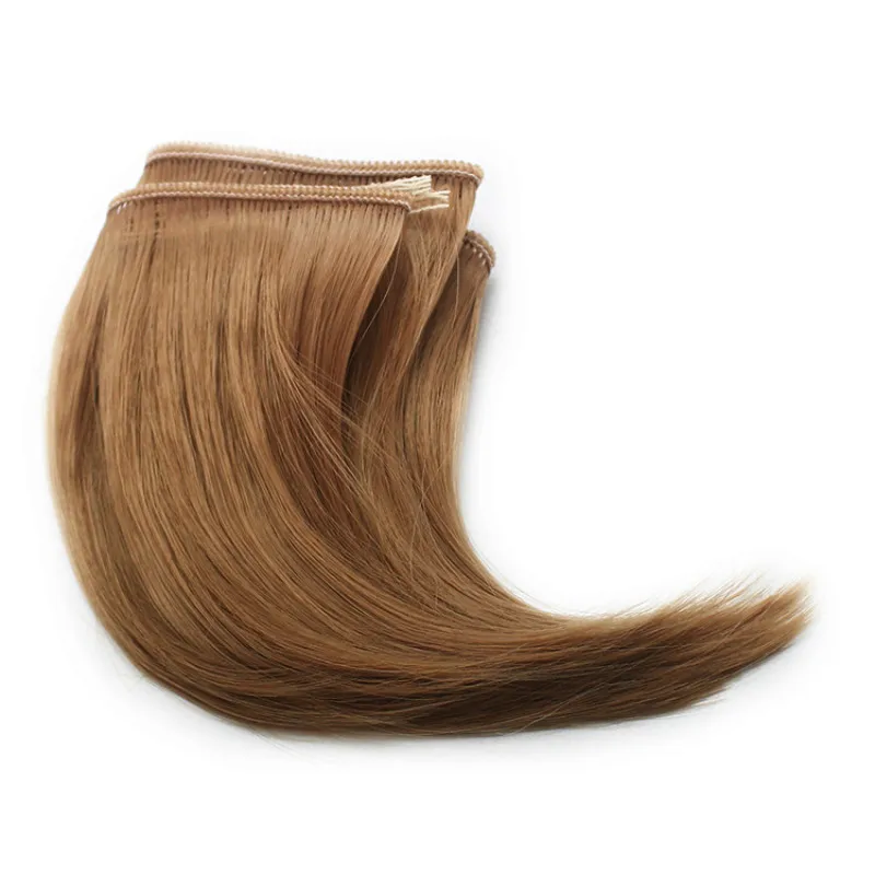 

Doll accessory 10/15cm doll tress straight Hair Extensions for All Dolls DIY Hair Wigs Heat Resistant Fiber Hair Wefts