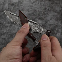 Нож с необычным механизмом складывания#5
