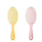 DRTWTI искусственная резиновая ручка Инструменты для укладки парикмахерской пластиковая подушка для распутывания влажных и сухих вьющихся волос для афро