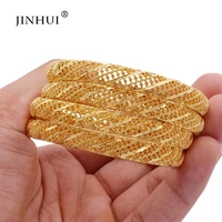 gold color bangles jewelry ethiopian african dubai indian bracelet for women party ornament bridal wedding gifts jewellery