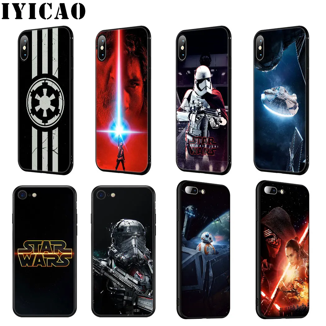 IYICAO Звездные войны комикс Дарт Мягкий силиконовый чехол для iPhone 11 Pro Max XR X XS Max 6 6S 7 8 Plus 5 5S SE чехол для телефона
