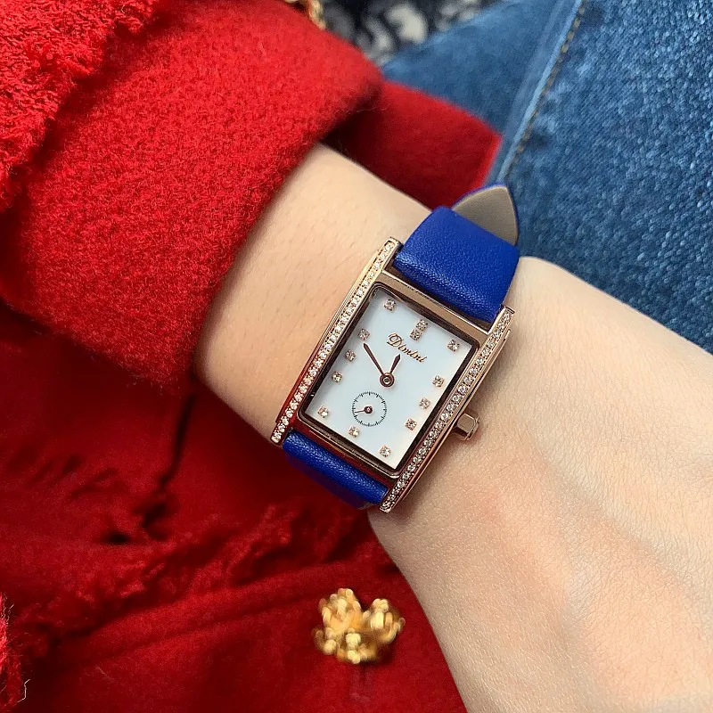 

2020 New Fashion Women's Quartz Watches Lady Classic Square Waterproof Steel Strip WristWatch Luxury Casual Watch Clock Hours