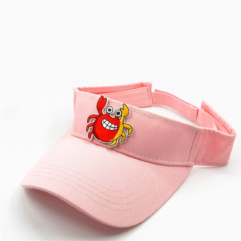 2024 хлопковые козырьки с вышивкой в виде краба бейсболка регулируемая кепка Snapback