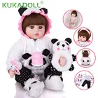 Кукла реборн KUKADOLL, милая мягкая детская кукла, 18 дюймов, с одеждой, 48 см, Реалистичная детская игрушка для девочек, подарок на день рождения