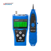 nf 388 lan network cable tester telephone wire tracker bnc rj45 rj11 line finder diagnose lcd display tone 8 remote