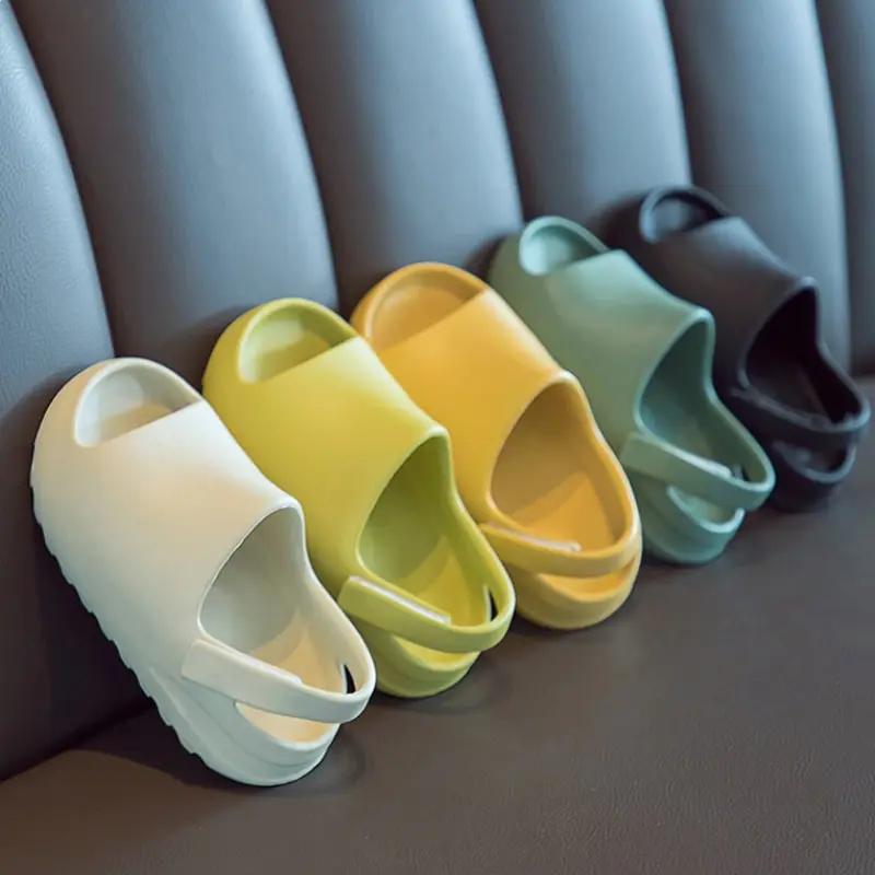 

Baby Toddler Kids Adults Slip-On Fashion Sandals Boys Girls Foam Beach Summer Slides Bone ResinChildren Lightweight Water Shoes