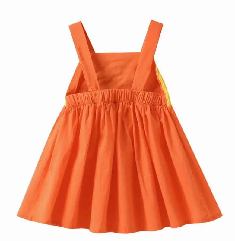 

Rainbow Baby Girl Dress 2020 Summer Cotton Sleeveless Holiday Dress Casual Dresses Baby Clothes 1-5Y E20038