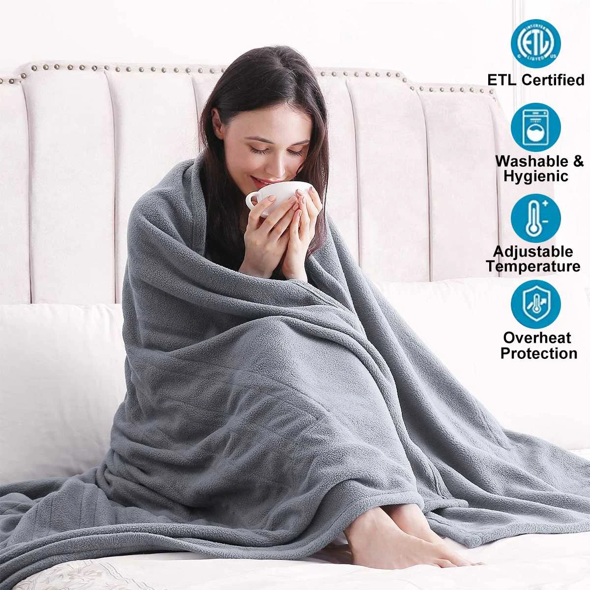 

Electric Blanket Thicker Heater Double Body Warmer 180*200cm Heated Blanket Mattress Manta Electrica Heating Blankets