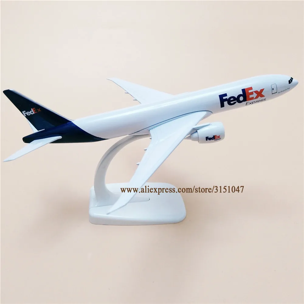 20 см модель самолета Air Fedex Express Airlines Boeing 777 B777 Airways из металлического сплава литье