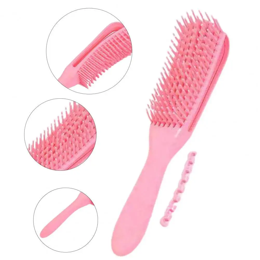 

Гребень для волос для снижения усталости Изысканный пластиковый гребень Осьминог запасные ребра для дома Инструменты для укладки волос