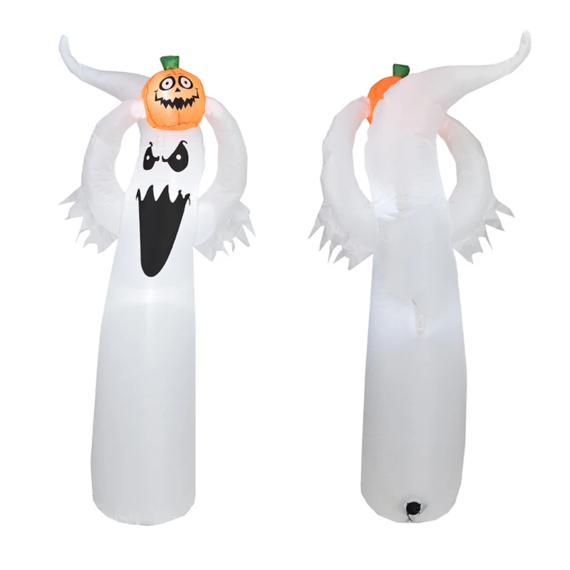 

Halloween Bar Haunted House Shopping Mall Decoration Hanging Large Thick Inflatable Ghost Happy Halloween Party Decor