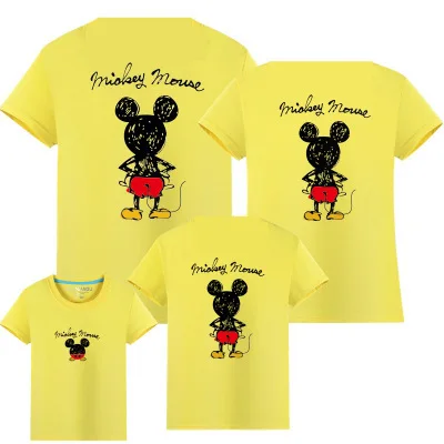

Matching Family Outfits Newborn Baby Girl Family Matching Clothes T-shirt Cotton Cartoon Suit Boy Clothes Set