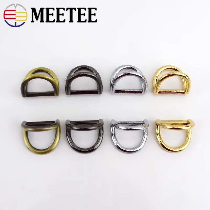 Металлические круглые кольца Meetee 5/10/20 шт. 19 мм пряжки для сумок цепочек ремешков