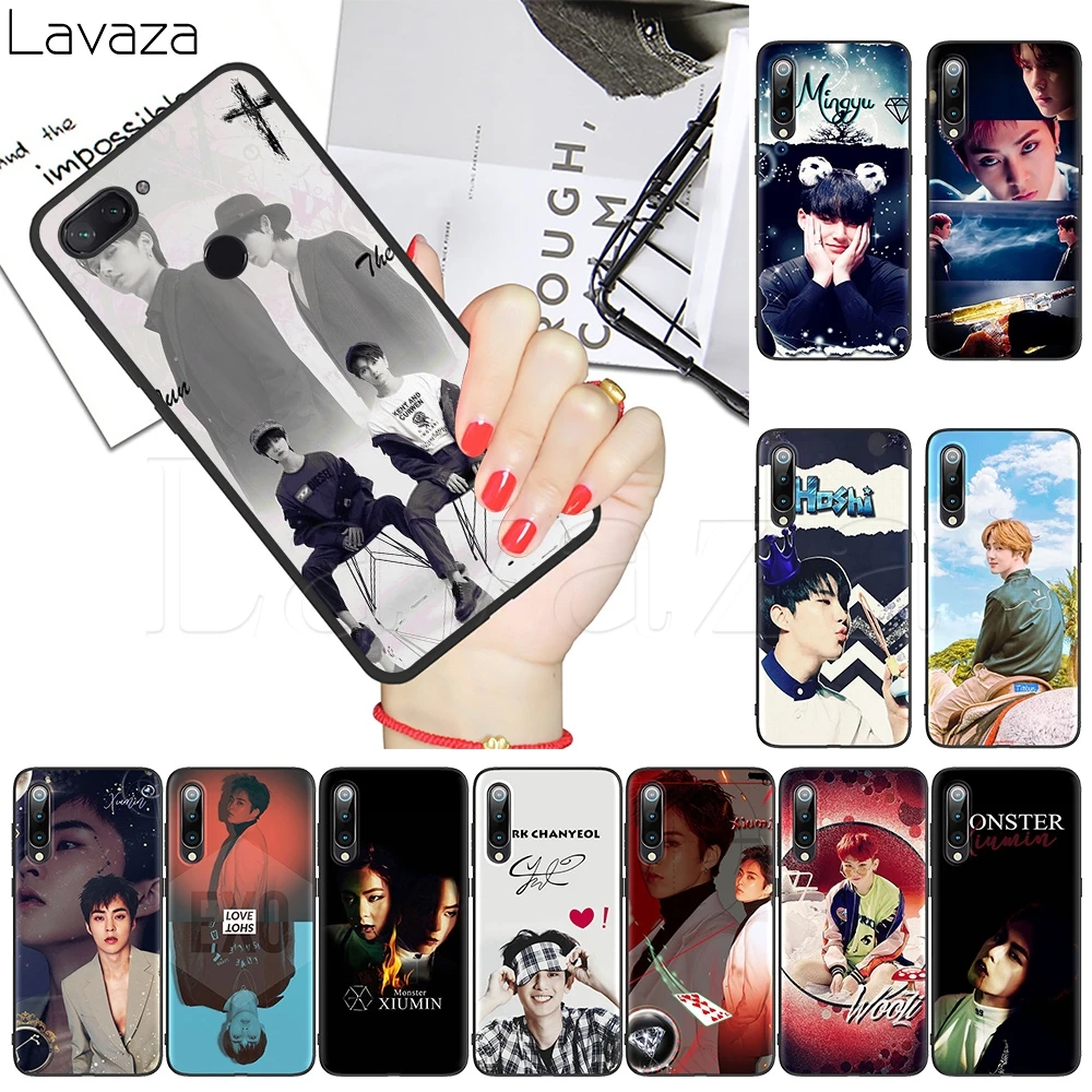 Мягкий силиконовый чехол Lavaza EXO xiumin для Redmi Note 4A 4X 5 5A 6 6A 7 7A 8 8A 8T Pro Lite|Бамперы| |