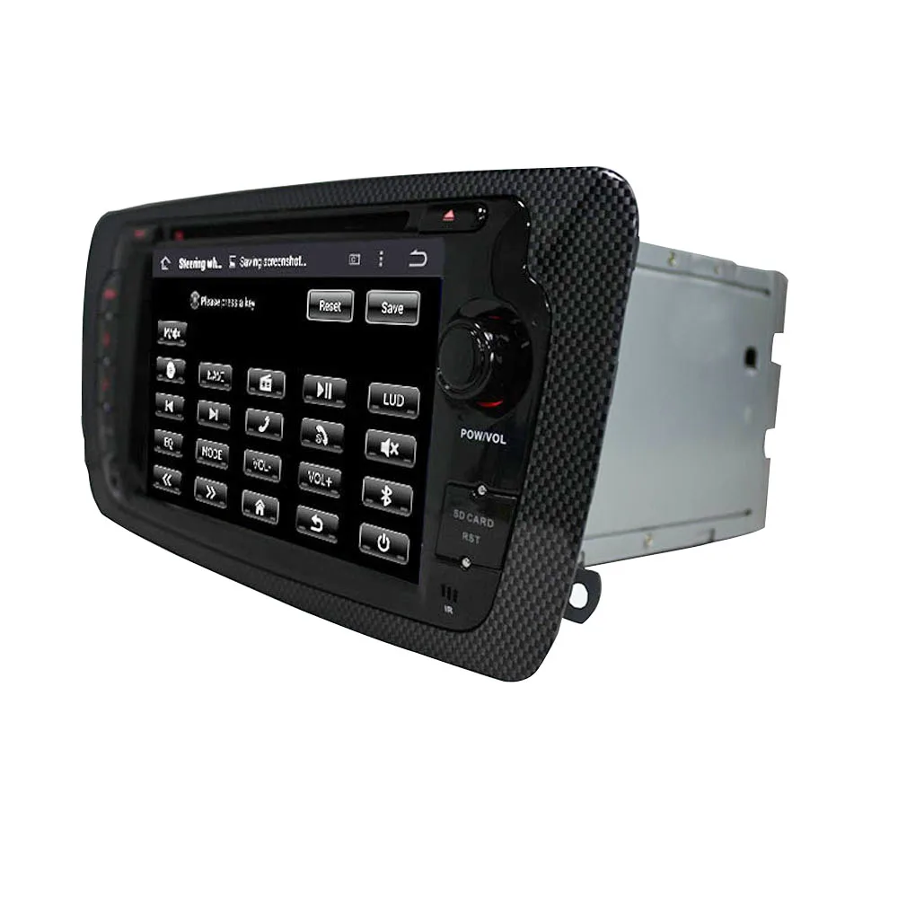 Автомобильный DVD-плеер 2 Din 7 дюймов 8 ядер Android 10 0 для Seat IBIZA 2009-2013 аудио стерео радио
