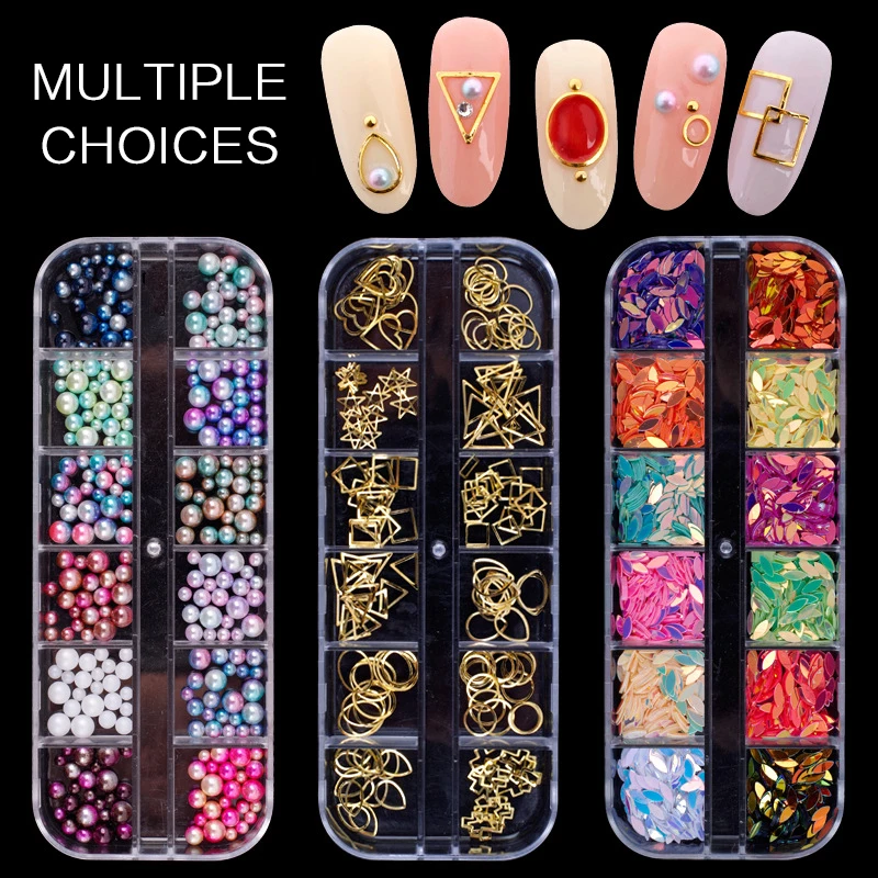 Новинка 2019 украшения для ногтей стразы заклепки жемчужные блестки сделай сам