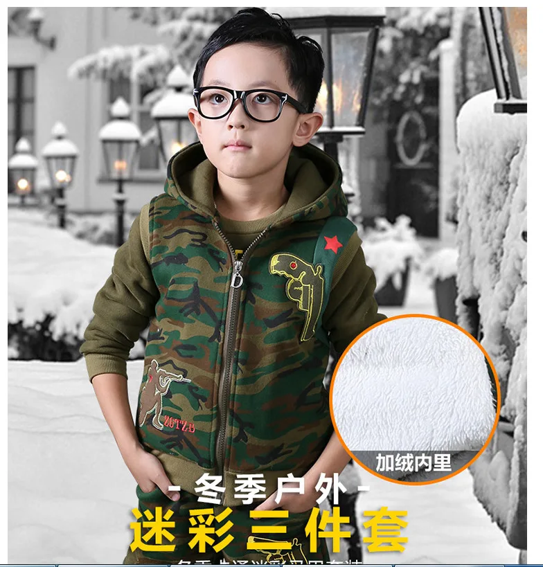 

Winter Baby Boy Clothes Set Outfits Long Sleeve Boys Clothes Kids Tracksuit 3 Piece Set Ropa De Baby Nino Children's Sets BE50DD