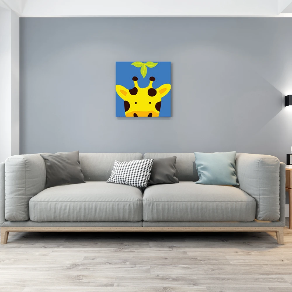 DIY картина по цифрам для детей простые раскраски номерам с рамкой детские подарки