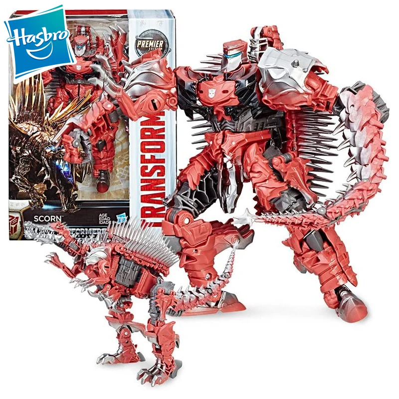 

18CM Hasbro Transformers The Last Knight Premier Edition Voyager Class Scorn Action Figure Model Toys Collection Model