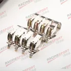 Муфта для шланга турбонаддува, 1 дюйм, 8 шт., Т-образные болты, зажим, нержавеющая сталь, 31-36 мм