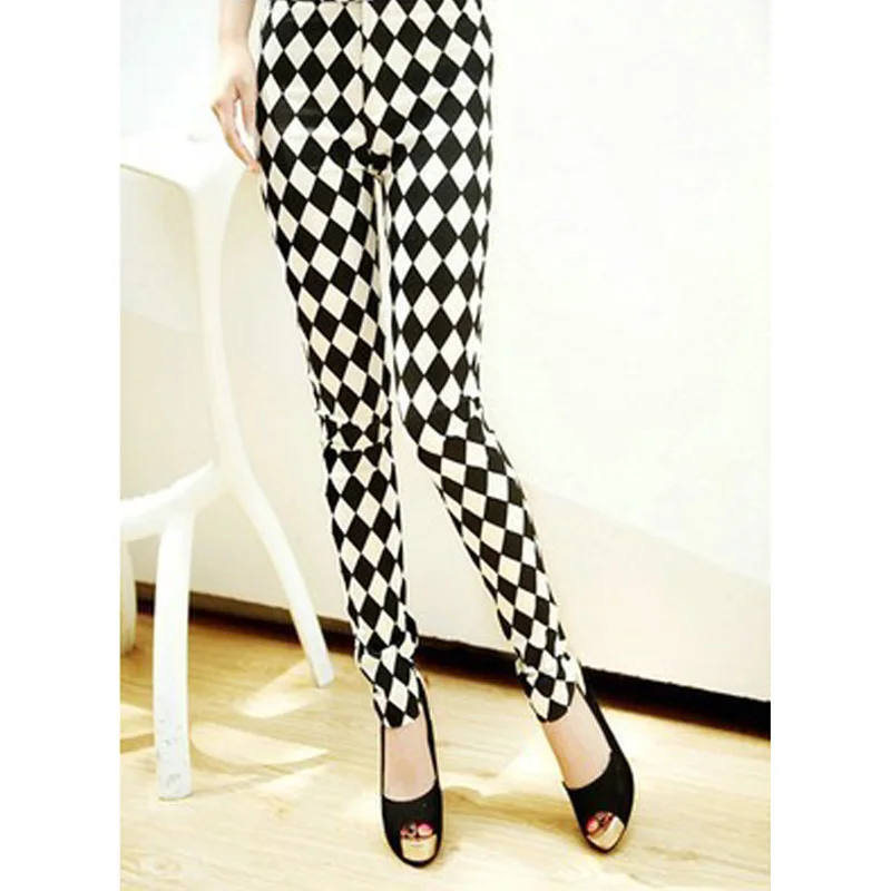 Женские эластичные леггинсы в полоску длинные брюки карандаш JLWOM0016|Брюки| |