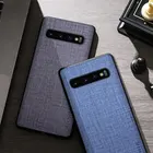 Чехол с текстильной текстурой для Samsung Galaxy S10 Lite S10E S10 Plus 5G, Взрывозащищенная задняя крышка для Samsung S10 S10e lite plus, чехол