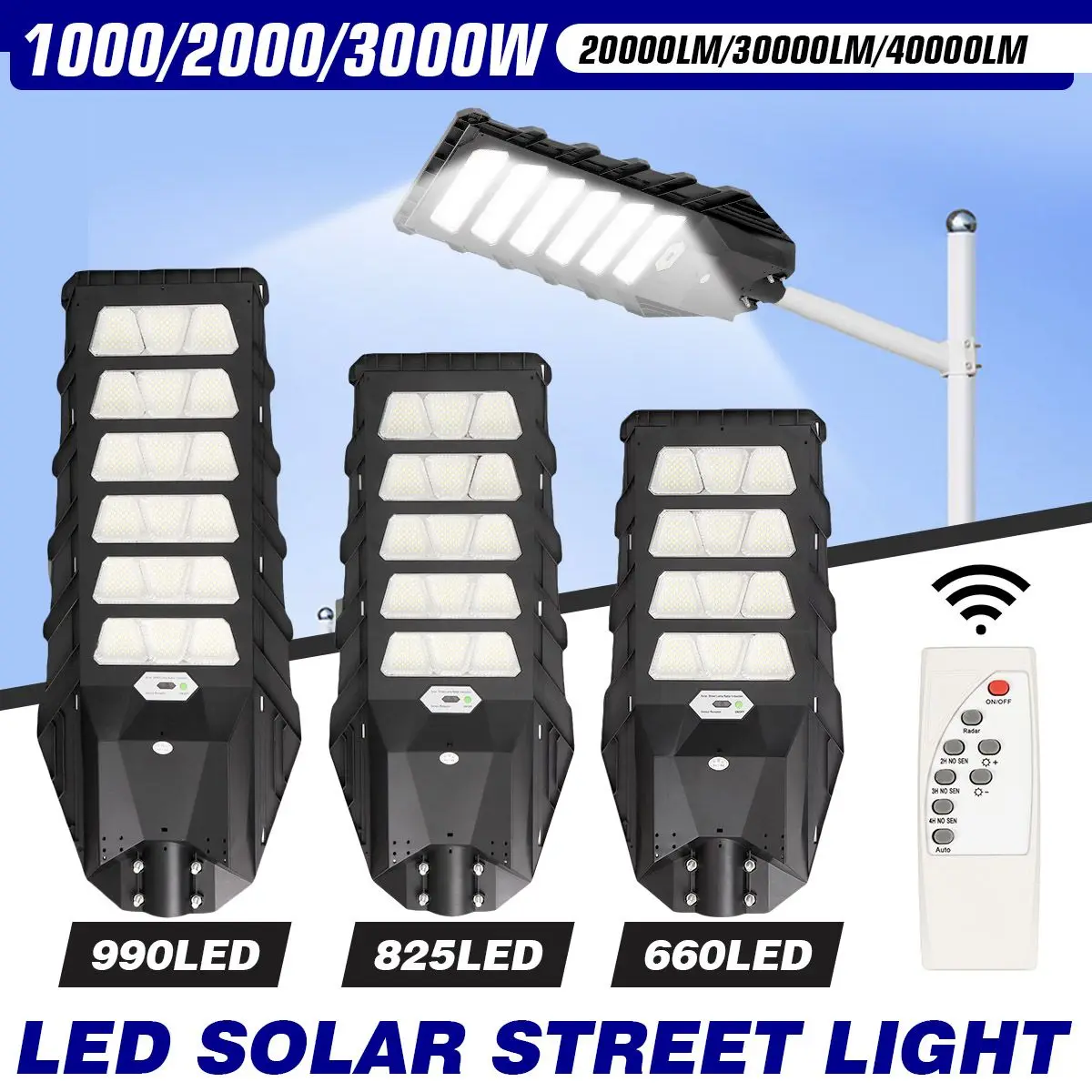 

990/825/660 Светодиодная лампа на солнечной батарее, водонепроницаемый уличный фонарь, светильник освещение, настенные лампы, прожексветильник,...