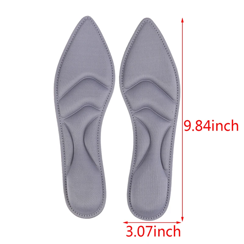 

1 Pair 4D Sponge Soft Insole Arch Support High Heels Shoes Pad Massage Comfort Insoles Cushion Inserts Foot Care