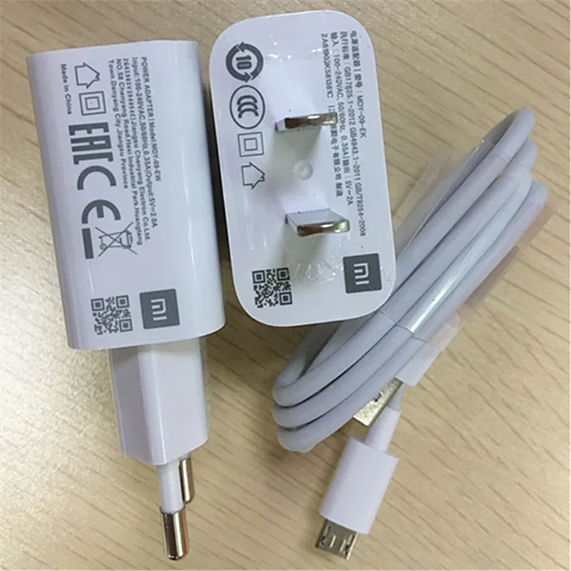 Оригинальное быстрое зарядное устройство XIAOMI 18 Вт 12 В 1 5 А EU US Usb QC3.0 адаптер Micro USB
