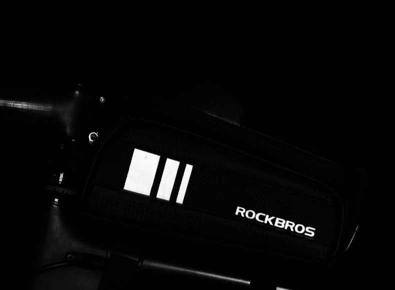 ROCKBROS MTB велосипед Водонепроницаемый трубчатый мешок велосипедный непромокаемый 6,0 дюймов сенсорный экран чехол для телефона сумка для хранения дорожный велосипед аксессуары