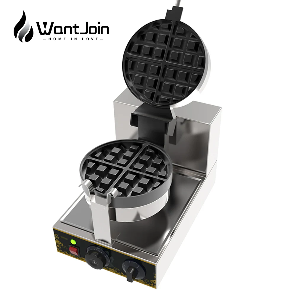 WantJoin Электрический вафельница машина круглый коммерческий гайка гриль Tornitsa Hazel