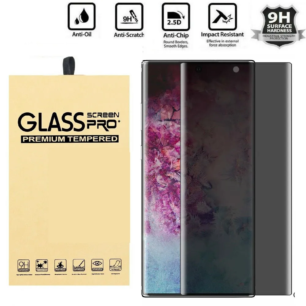 

Private Tempered Glass For Samsung Galaxy Note 8 9 10 plus Antispy Screen Protector For Samsung Note 10 plus 8 9 Privacy Glass